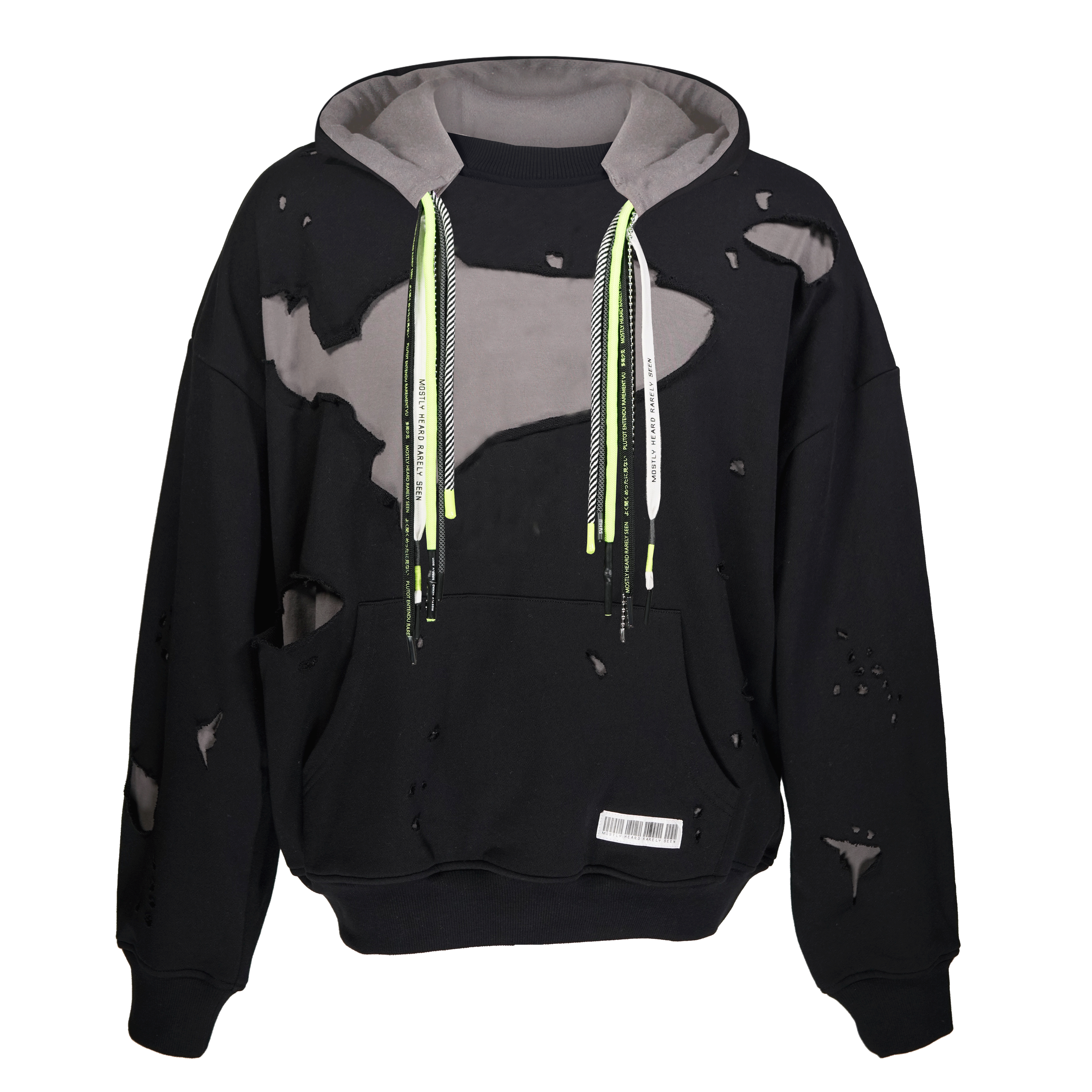 RIPPED UP HOODIE – Mostly Heard Rarely Seen RIPPED UP HOODIE – Mostly Heard Rarely Seen