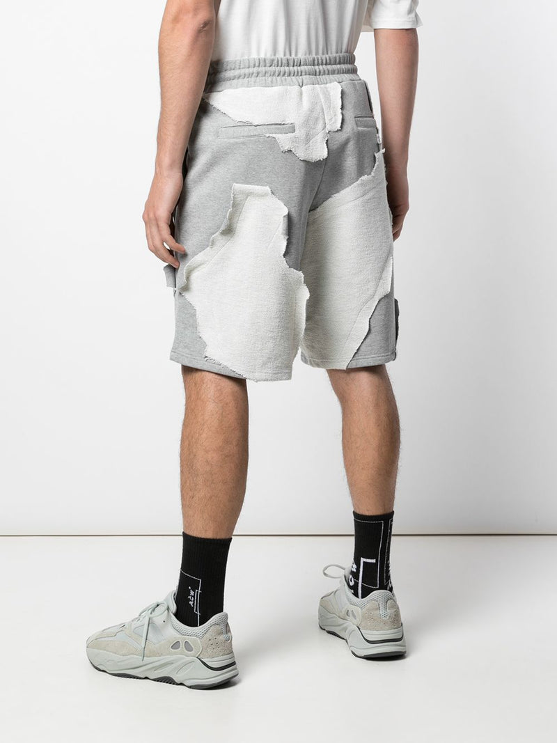 CUT ME UP KNIT SHORT HEATHER GREY - Mostly Heard Rarely Seen