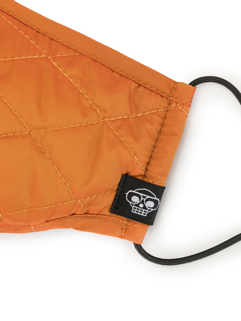 ORANGE MA-1 BOMBER QUILTED MASK - Mostly Heard Rarely Seen