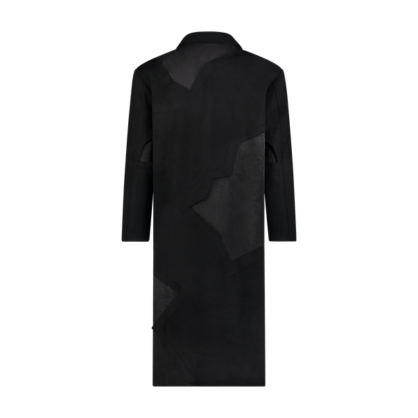 CUT ME UP OVERCOAT BLACK - Mostly Heard Rarely Seen