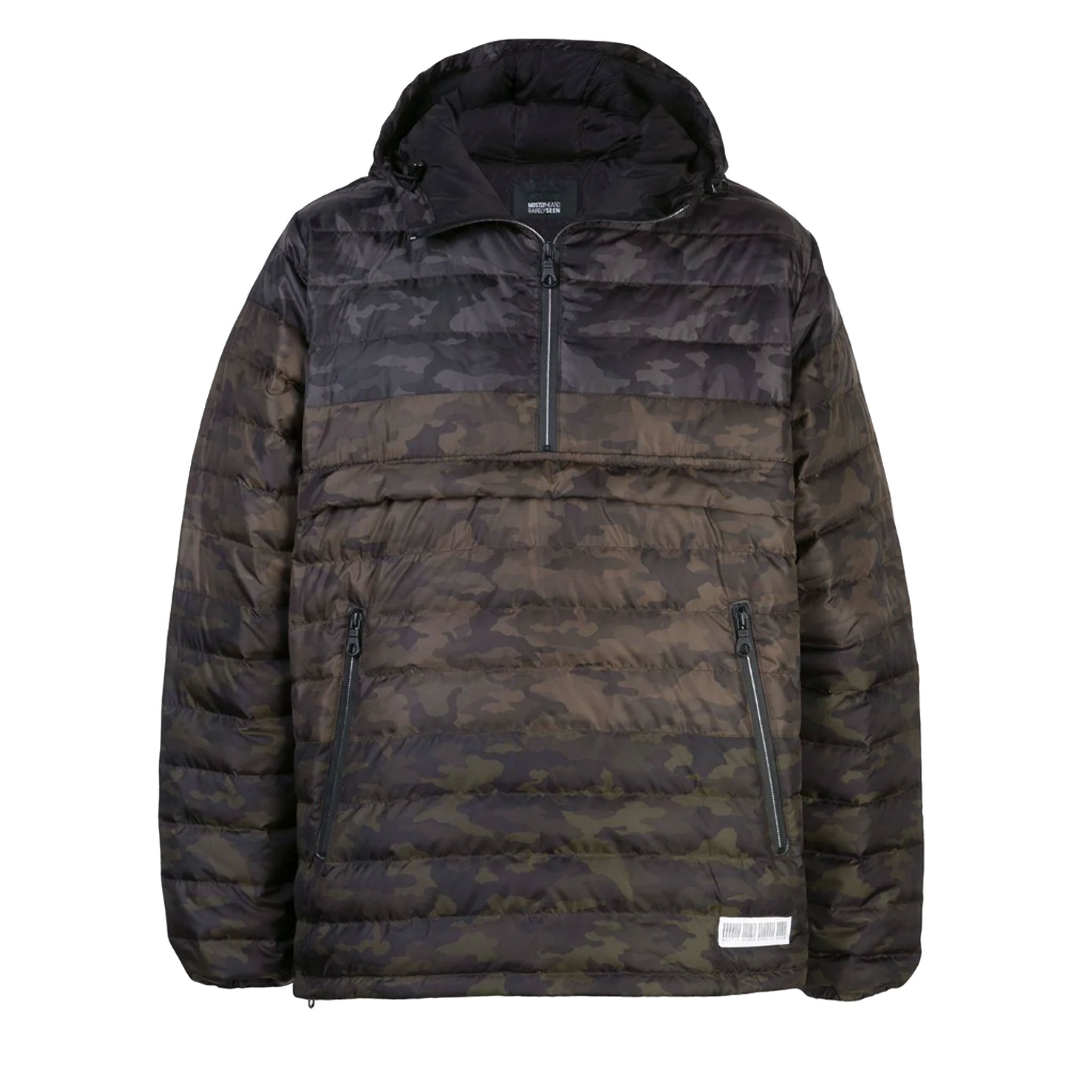 quarterzippufferjacketmixgreen