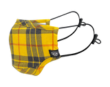 YELLOW PLAID MHRS MASK - Mostly Heard Rarely Seen