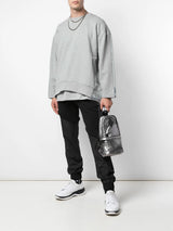 Only The Denim On My Back Crew Neck