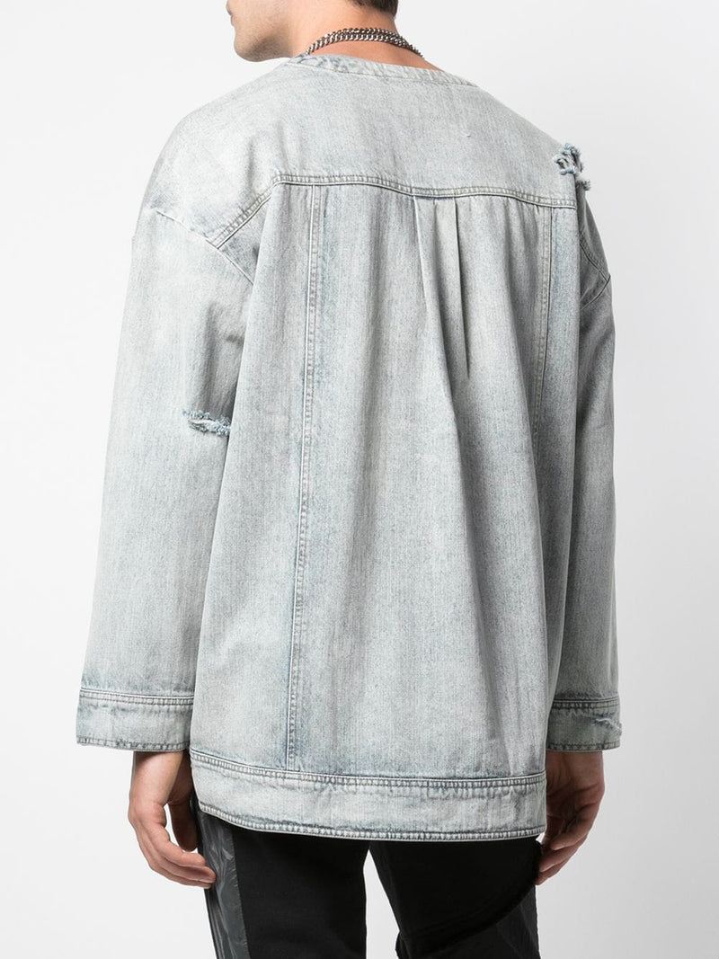Only The Denim On My Back Crew Neck