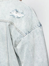 Only The Denim On My Back Crew Neck