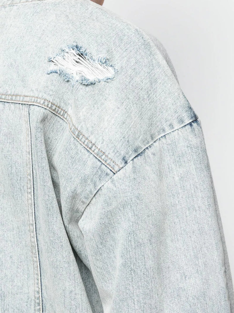Only The Denim On My Back Crew Neck