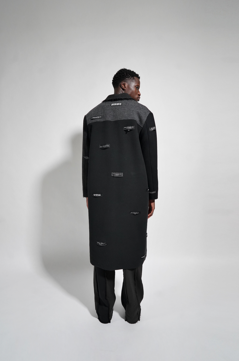 MIXED WOOL LONG COAT
