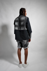 FISHERMAN KIMONO - BLACK