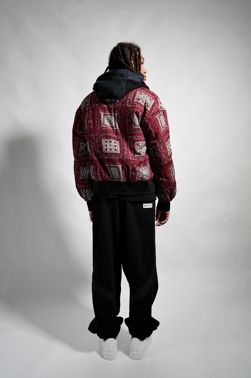 SLOUCHY CUT SEAM PANT - BLACK