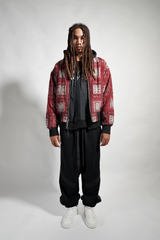 SLOUCHY CUT SEAM PANT - BLACK