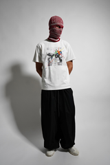 CHEESING HARD PAINT EMBROIDERED TEE