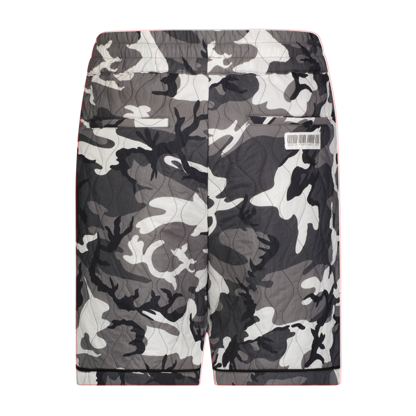 QUILTED CAMO SHORT