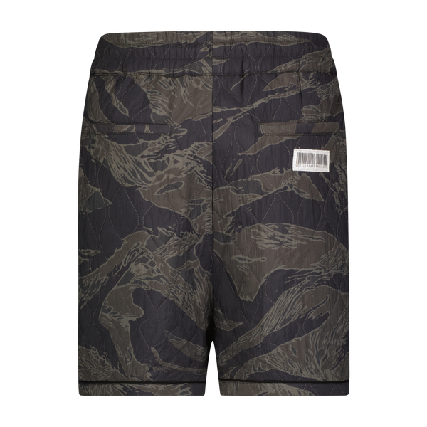 QUILTED CAMO SHORT