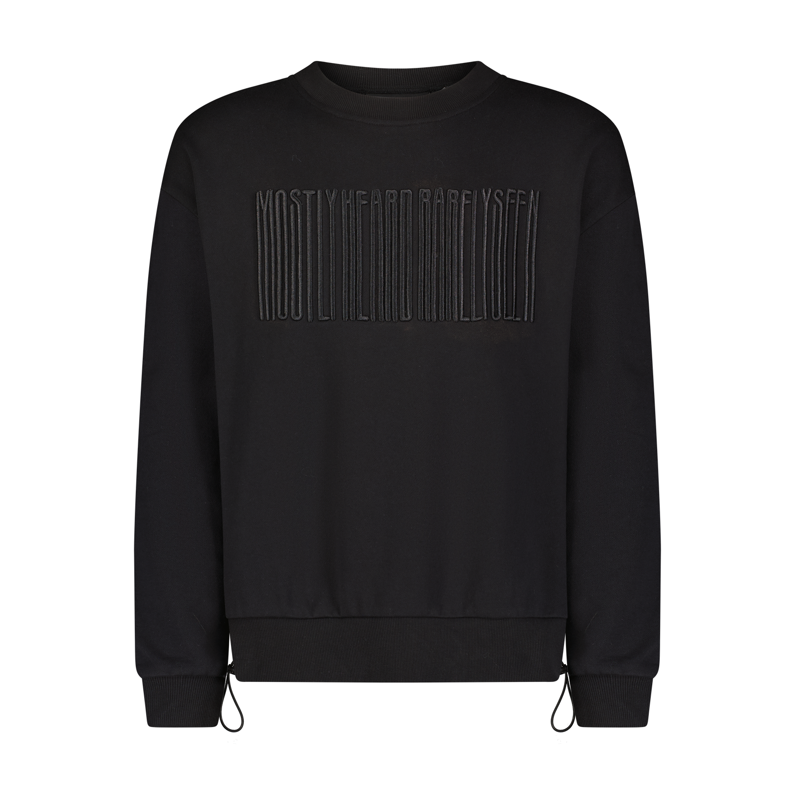 トップス ANDWANG Krirakira zip up black size:001 CREWNECK X ZIP UP HYBRID – Mostly Heard Rarely Seen