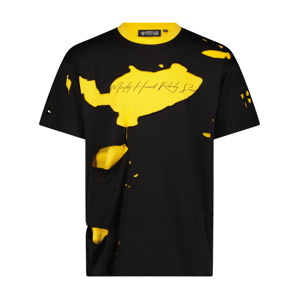 トップス YELLO MIYASHITA PARK EXCLUSIVE TEE RIPPED UP TEE – Mostly Heard Rarely Seen