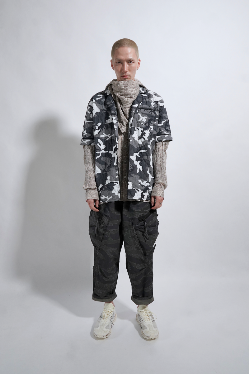 QUILTED CAMO WOVEN