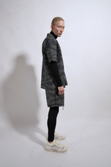 QUILTED CAMO SHORT