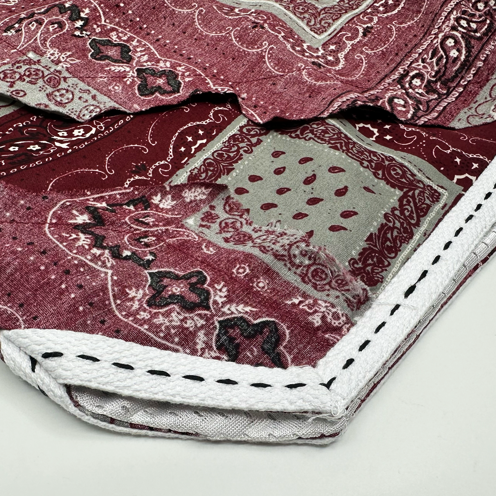 PAISLEY CUT ME UP SHORT - RED – Mostly Heard Rarely Seen