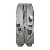 DISTRESSED SLOUCHY CUT SEAM PANT