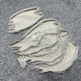 DISTRESSED SLOUCHY CUT SEAM PANT