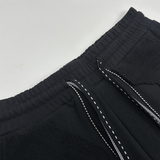 CUT ME UP KNIT SHORTS BLACK