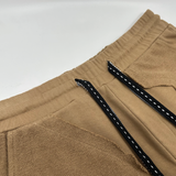 CUT ME UP KNIT SHORTS CAMEL