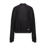 OVERSIZED MOCK NECK CREWNECK