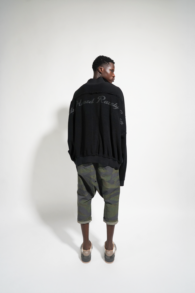 OVERSIZED MOCK NECK CREWNECK