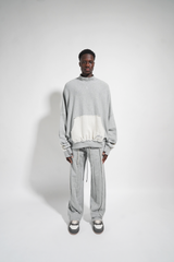 OVERSIZED MOCK NECK CREWNECK