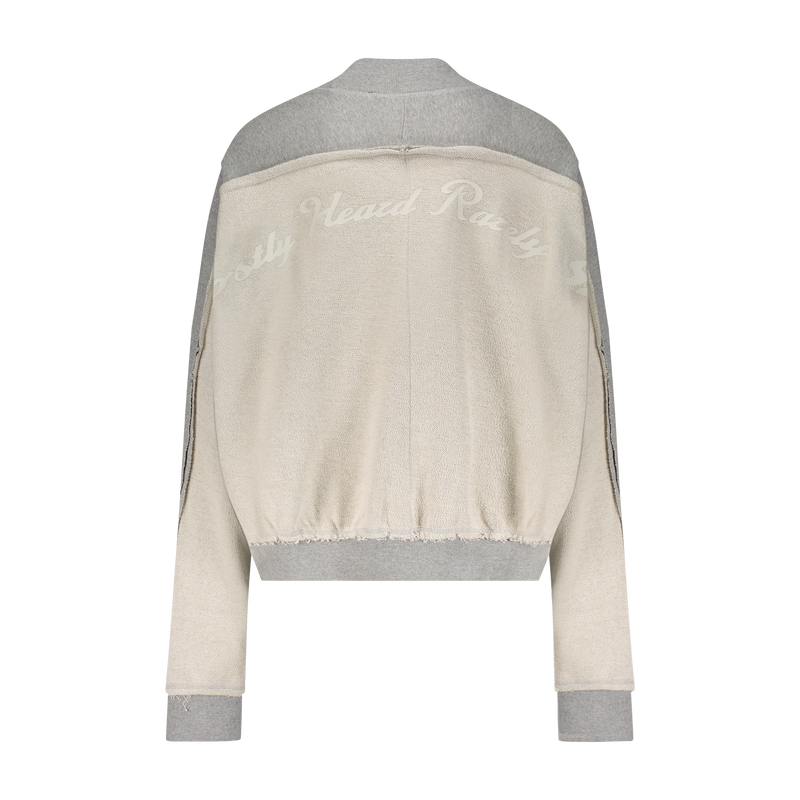 OVERSIZED MOCK NECK CREWNECK
