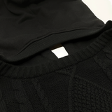 SWEATER X HOODIE HYBRID
