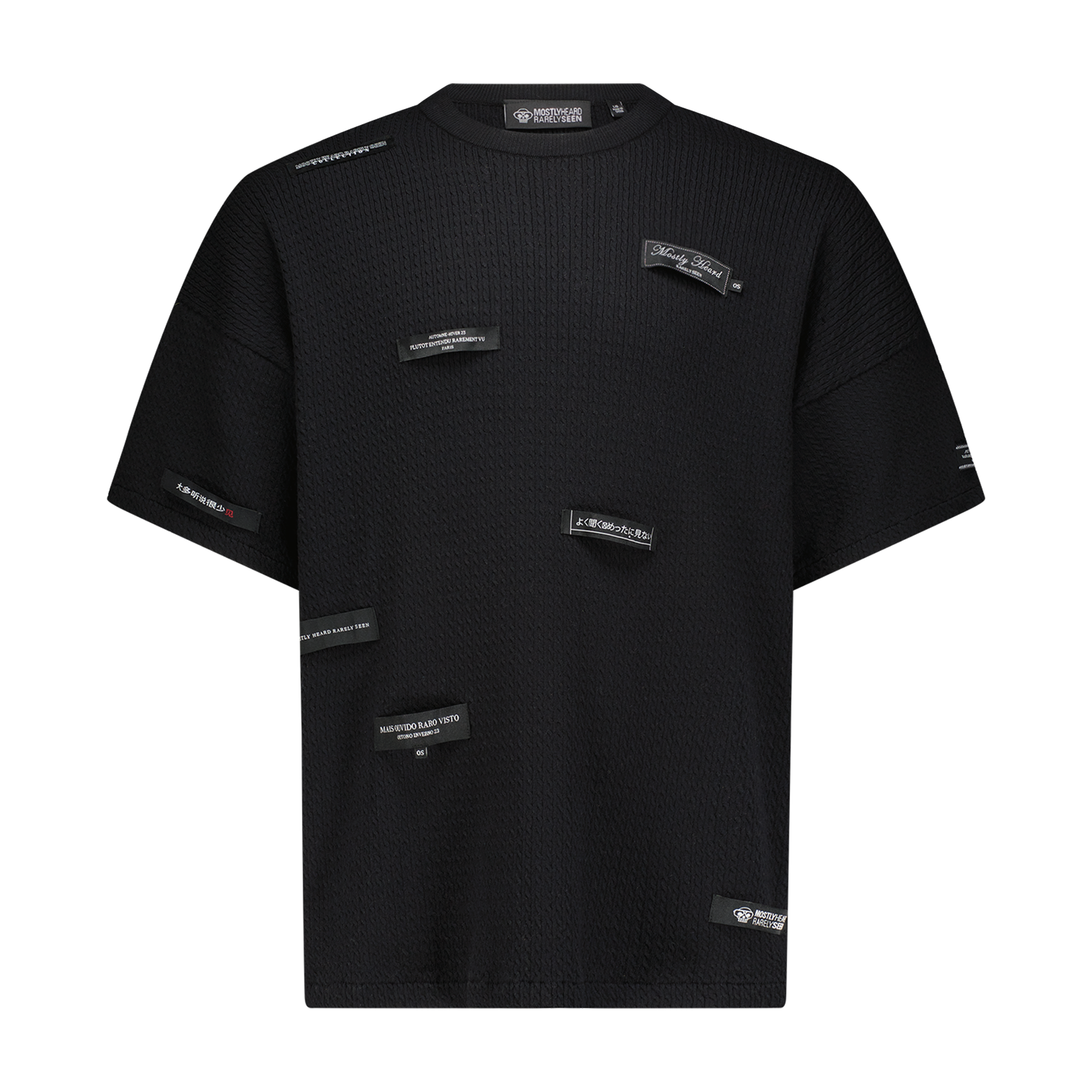 MICRO KNIT SWEATER TEE – Mostly Heard Rarely Seen