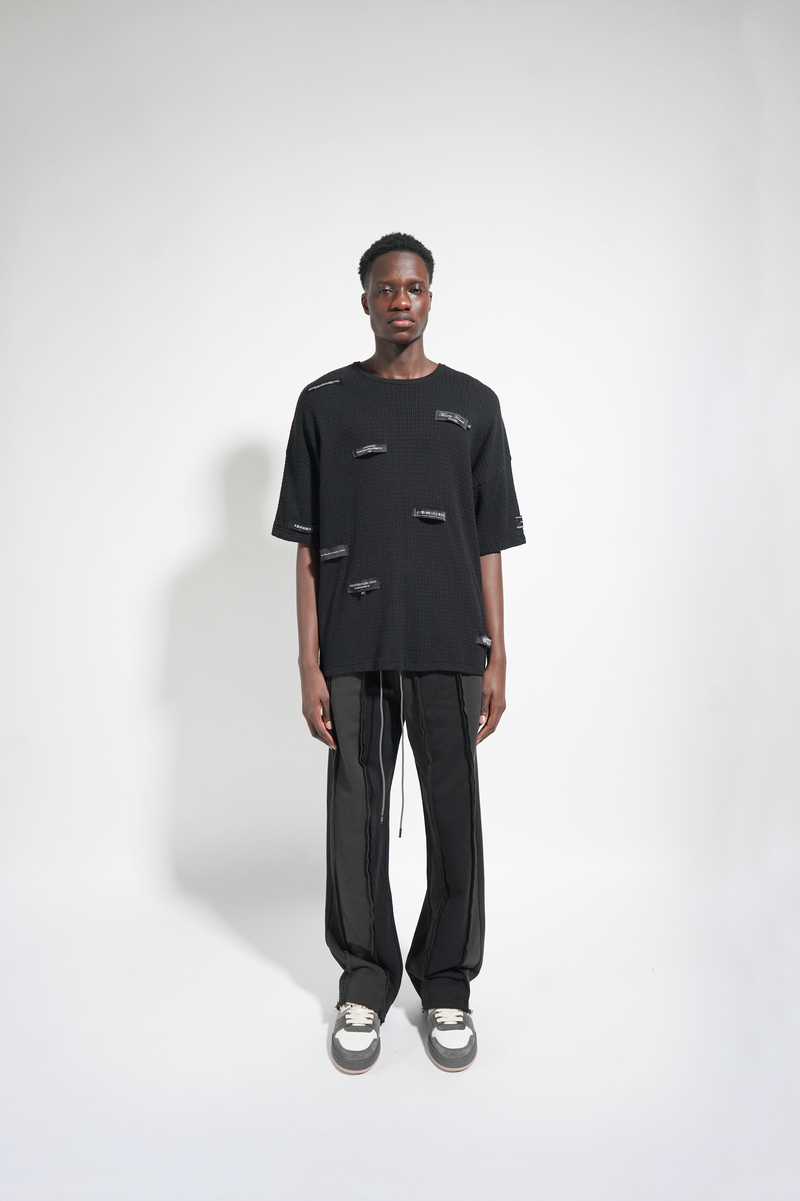 SPLICED OVERSIZED STRAIGHT LEG PANT