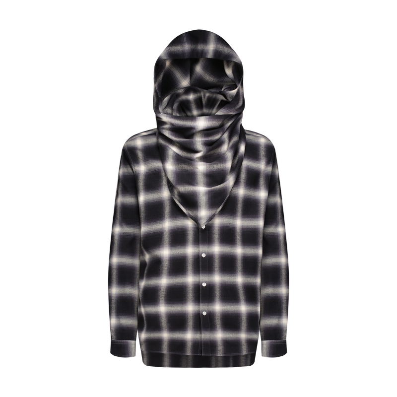 PLAID BANDANA WOVEN SHIRT