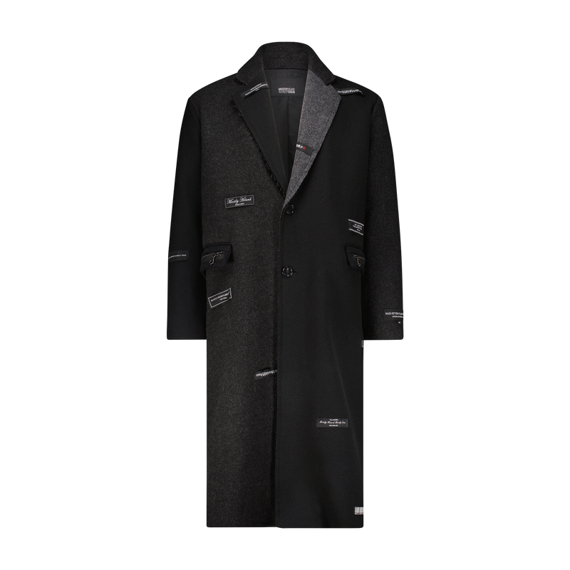 MIXED WOOL LONG COAT