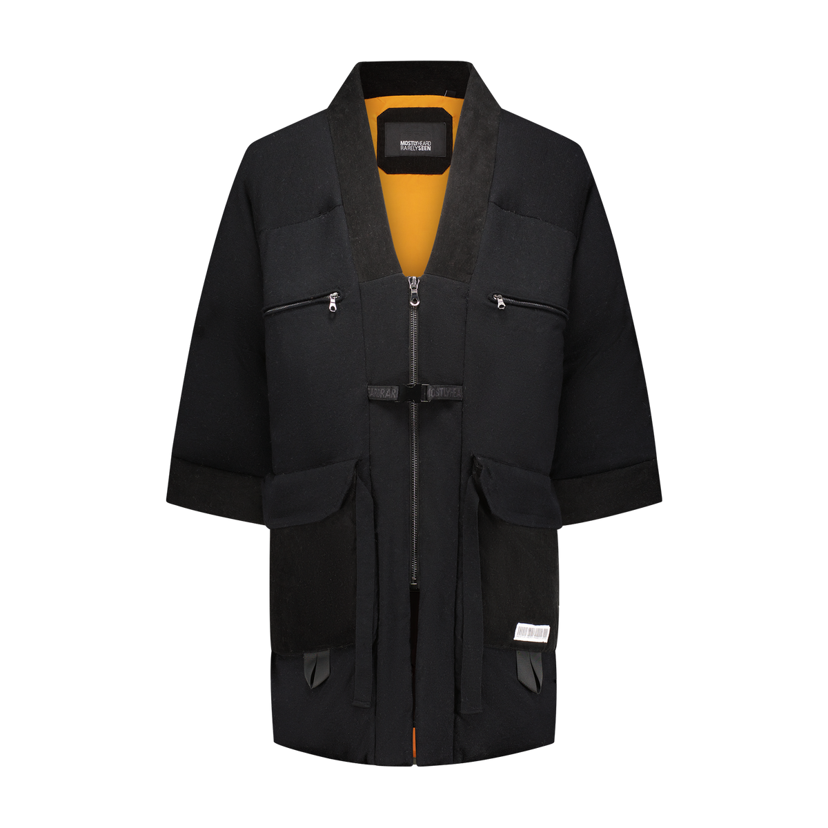 レディースウェア DECEMBERMAY Adorable collage Blouson アシンメトリーチェーン テーラードジャケット | VOLCAN&APHRODITE
