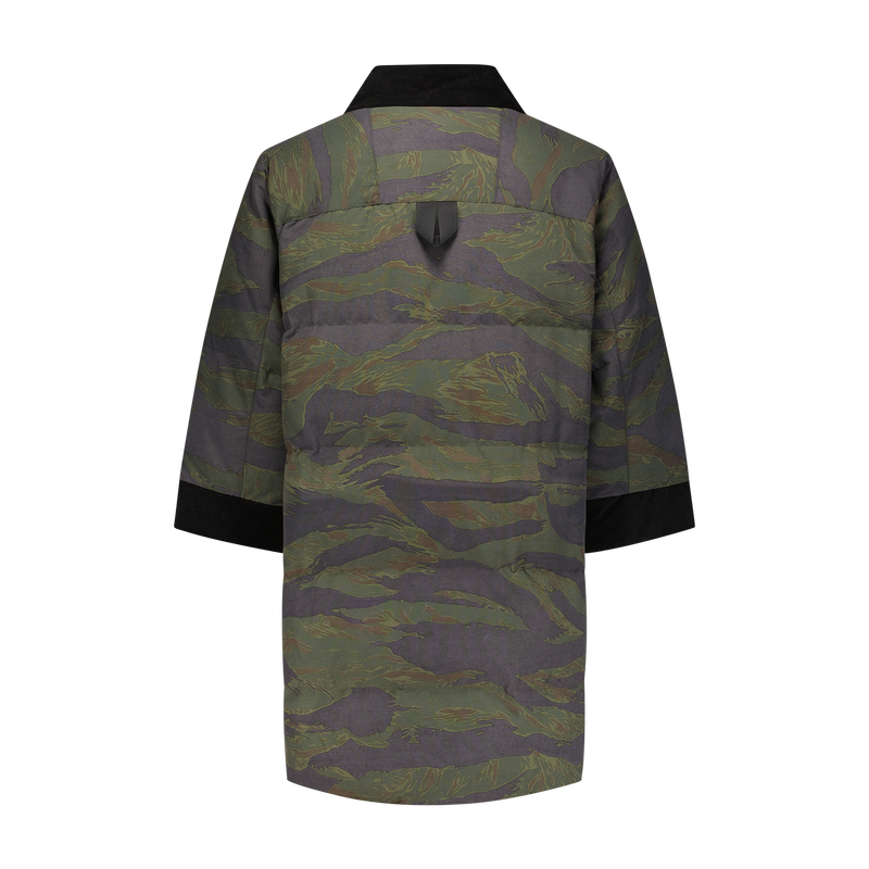 VINTAGE CAMO GOOSE DOWN KIMONO JACKET