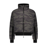 REVERISBLE SWEATER PUFFER JACKET