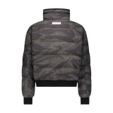 REVERISBLE SWEATER PUFFER JACKET