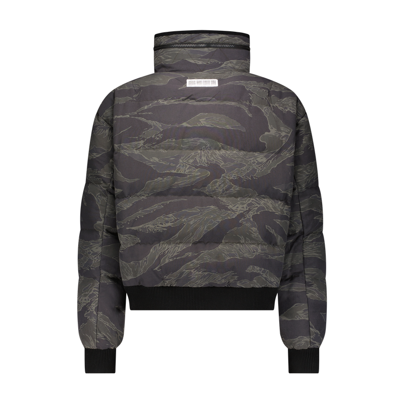 REVERISBLE SWEATER PUFFER JACKET