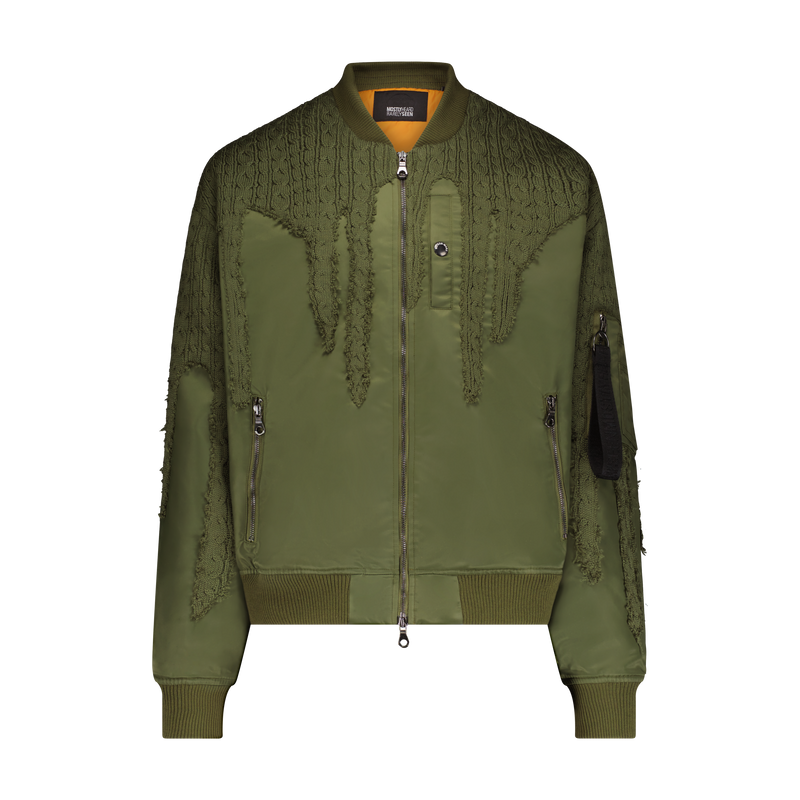 SWEATER DRIP BOMBER