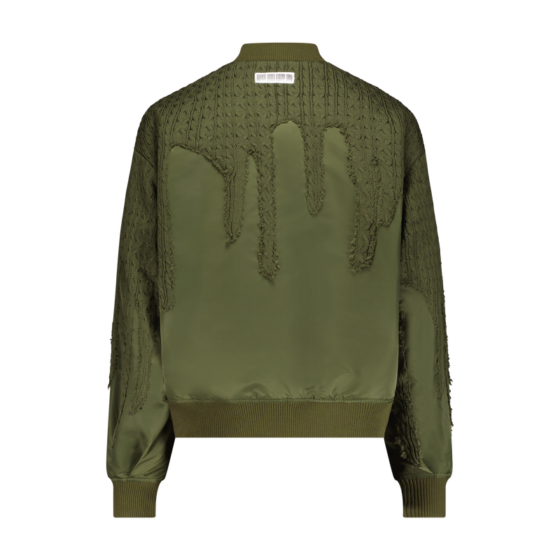 SWEATER DRIP BOMBER