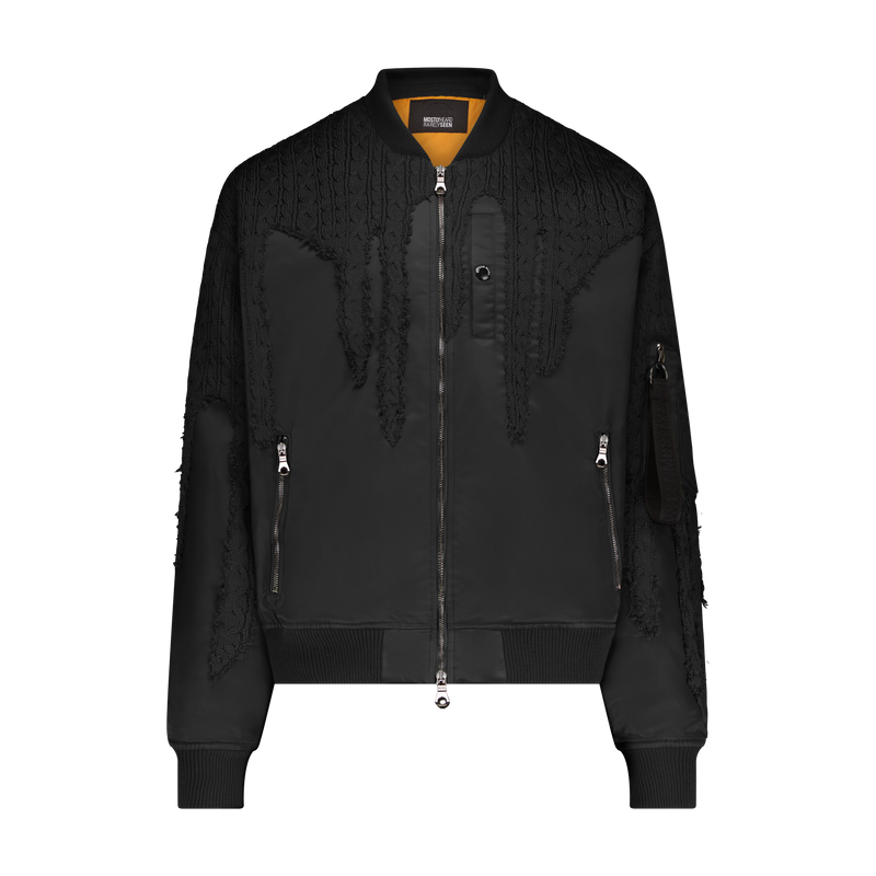 SWEATER DRIP BOMBER