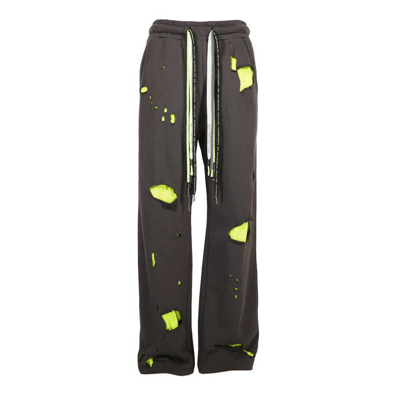 RIPPED UP STRAIGHT LEG SWEATPANTS – Mostly Heard Rarely Seen RIPPED UP STRAIGHT LEG SWEATPANTS – Mostly Heard Rarely Seen