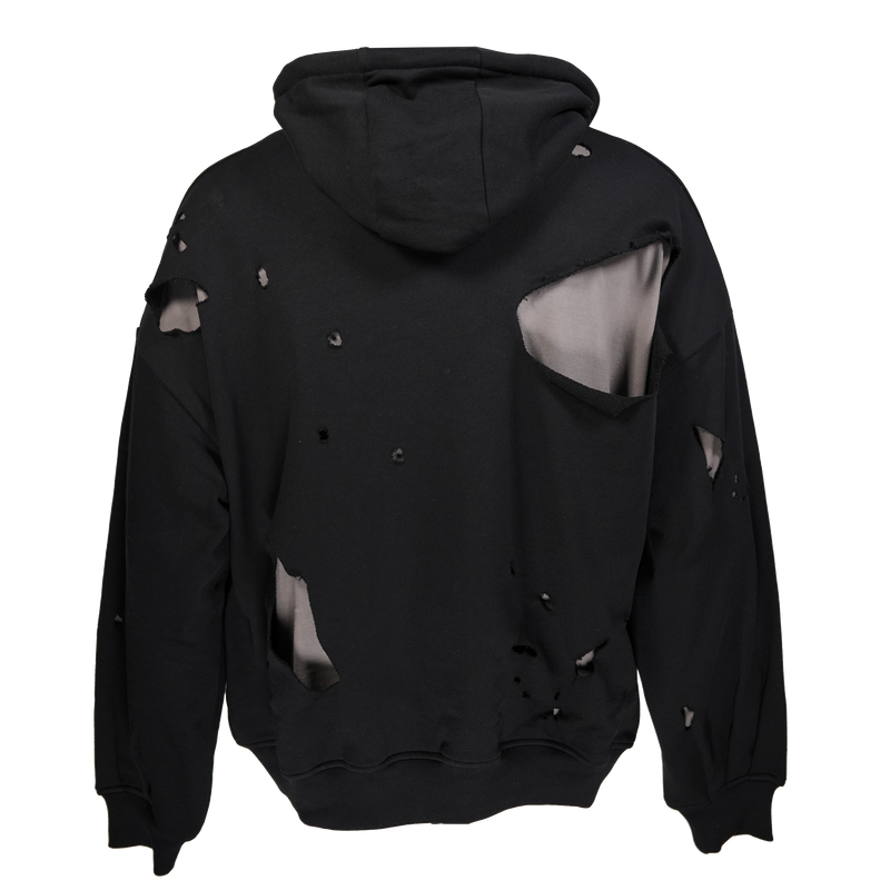 RIPPED UP HOODIE – Mostly Heard Rarely Seen
