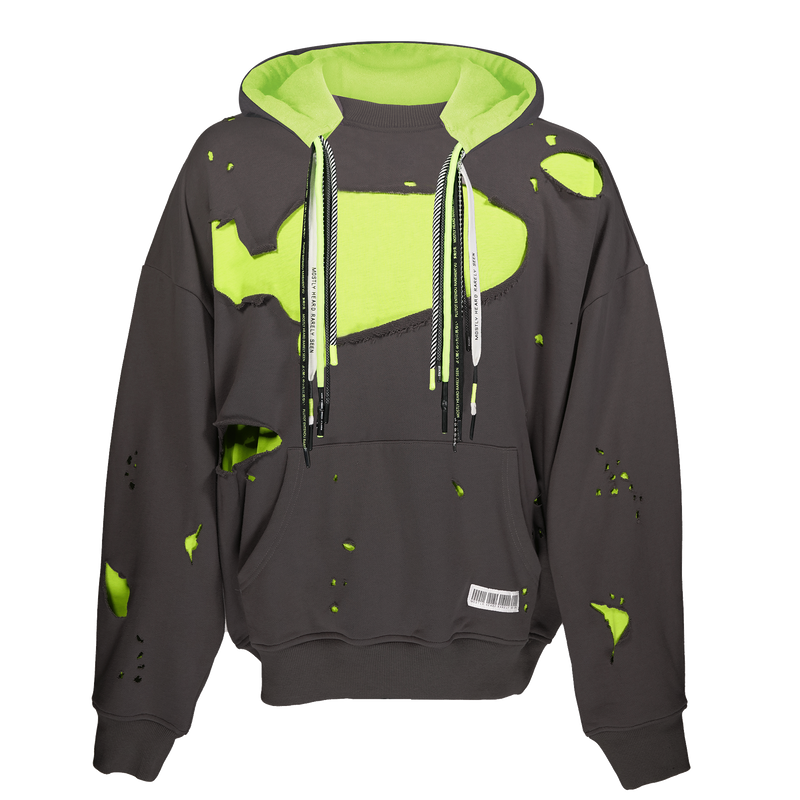 RIPPED UP HOODIE – Mostly Heard Rarely Seen RIPPED UP HOODIE – Mostly Heard Rarely Seen
