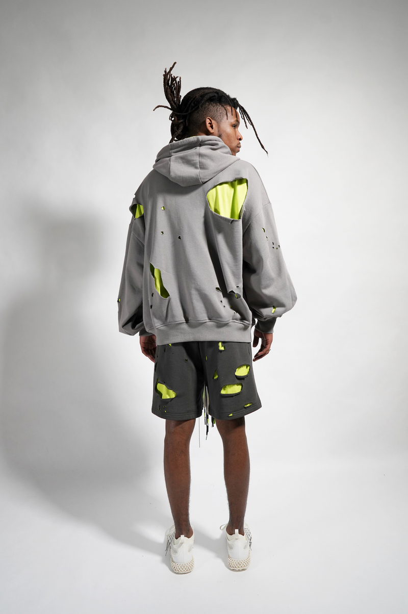 RIPPED UP HOODIE – Mostly Heard Rarely Seen RIPPED UP HOODIE – Mostly Heard Rarely Seen