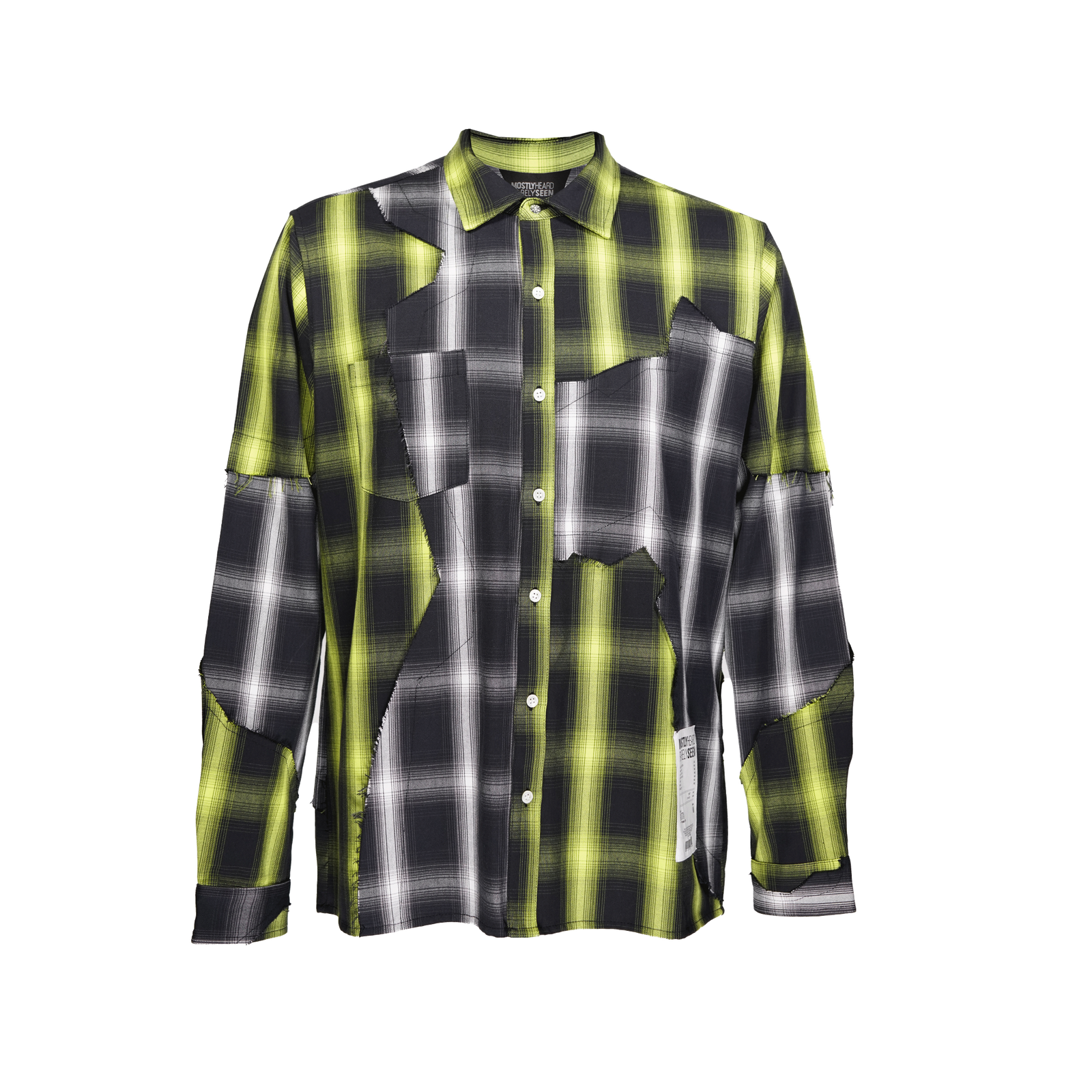 トップス PWA PLAID BALOON SHIRT mustard XL Patchwork Plaid トップス PWA PLAID BALOON SHIRT mustard XL Patchwork Plaid