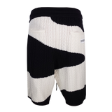 CAMO CABLE KNIT SHORTS