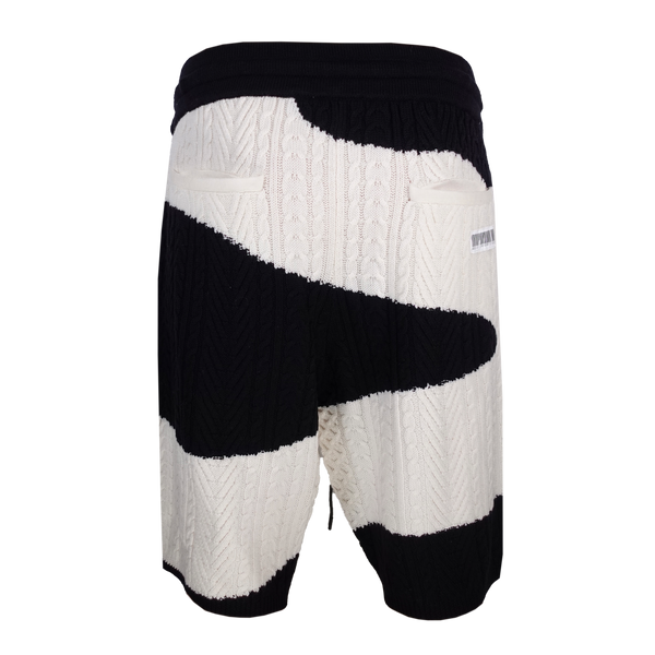 CAMO CABLE KNIT SHORTS